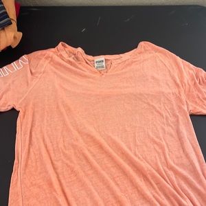 Pink Medium Sleeve Womens Shirt